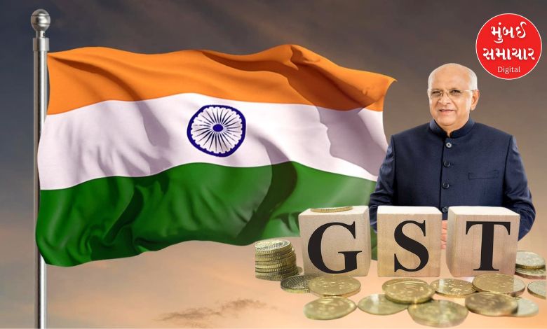 What did Chief Minister Bhupendra Patel say about the GST reforms implemented in the country from Navratri?