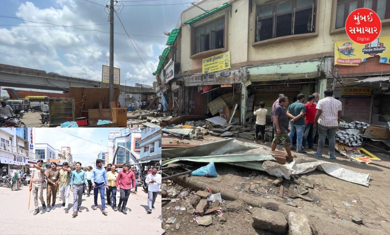 Gandhidham mega demolition proceedings
