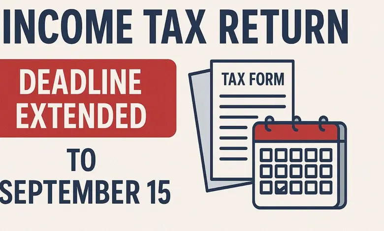 Income tax return filing deadline