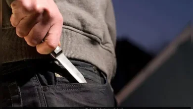 Minor attacked with a knife