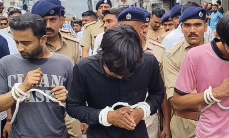 Police arrest 3 accused who threw eggs at Ganesh statue in Vadodara