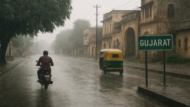Rainy weather continues in Gujarat even after Navratri: Know when the monsoon will depart?