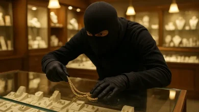 Theft in a jeweler's shop