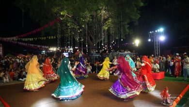 વાઇબ્રન્ટ ગુજરાત કલ્ચરલ પ્રોગ્રામમાં ઉદયપુર વાસીઓ મન મુકીને ગરબે ઘૂમ્યા