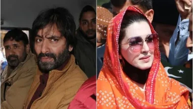 યાસીન મલિકની પત્ની મુશાલ મલિક હુસૈનનો ફોટો, જે પાકિસ્તાનના મંત્રીમંડળમાં પણ સામેલ હતી.