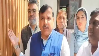AAP MP Sanjay Singh under house arrest in Srinagar Farooq Abdullah