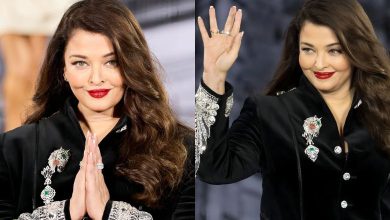 Paris Fashion Week: ઐશ્વર્યા રાય બચ્ચનનો 'રોયલ' લૂક, ડાયમંડ વર્ક આઉટફિટમાં ગ્રેસફૂલ રેમ્પ વોક...