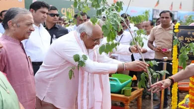 મુખ્યમંત્રી ભૂપેન્દ્ર પટેલે અમદાવાદમાં 'મિશન ફોર મિલિયન ટ્રીઝ' અભિયાન હેઠળ વૃક્ષારોપણ કર્યું. આ અભિયાન અંતર્ગત અત્યાર સુધીમાં ૪૦ લાખથી વધુ રોપાનું વાવેતર થઈ ચૂક્યું છે.