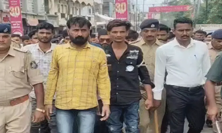 godhra police station attack case procession of 21 accused