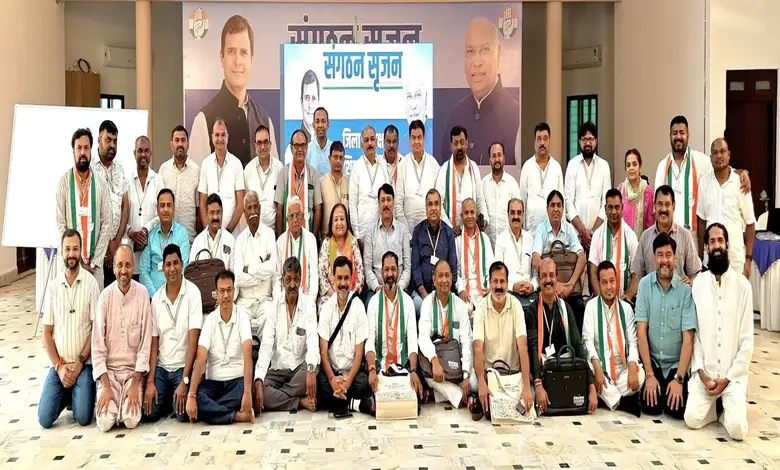 વર્ચ્યુઅલ બેઠકમાં કોંગ્રેસના કાર્યકર્તાઓ