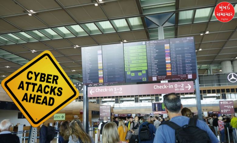 major cyber attack on several airports european countries