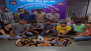 Surat Police Busts Liquor Party in Rander, 13 Arrested