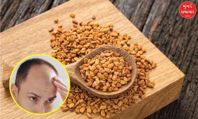 To prevent baldness on the head, try this fenugreek remedy, your hair will become strong and shiny.