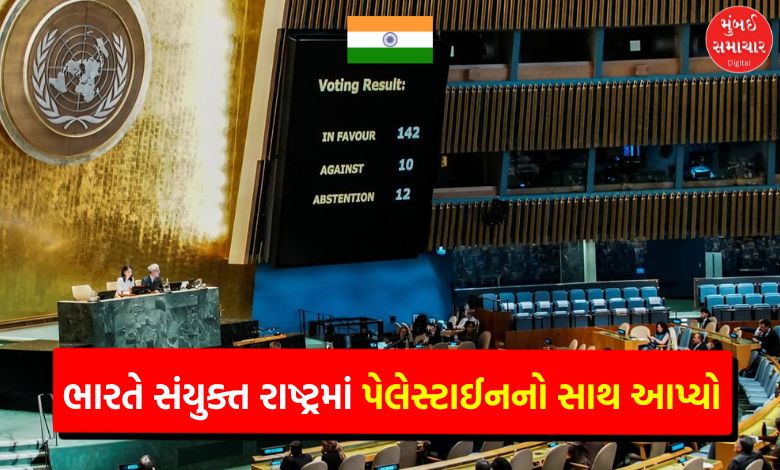 India Backs Two-State Solution for Israel, Palestine at UN