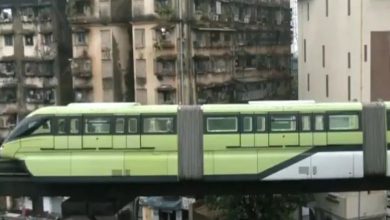 Mumbai Monorail once again stopped midway amid heavy rains passengers safe