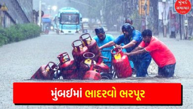 Heavy rains with thunder and lightning in Mumbai, low-lying areas flooded!