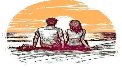 And the season smiles... : A poem about embracing the colors of life: Sunset