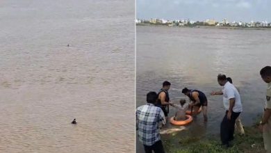 સુરતમાં પ્રૌઢે તાપી નદીમાં ઝંપલાવ્યું, તેજ વહેણમાં તણાયા બાદ પણ રહ્યા જીવતા