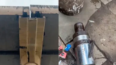 30kg Iron Jack Falls from Mumbai Metro Line 9 Site