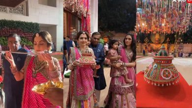 Viral Video: Nita Ambani, Radhika Merchant were seen playing Garba with whom after leaving their partners?