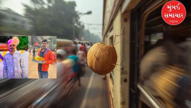 Shocking incident in Palghar, Maharashtra, youth dies after being hit by coconut thrown from train