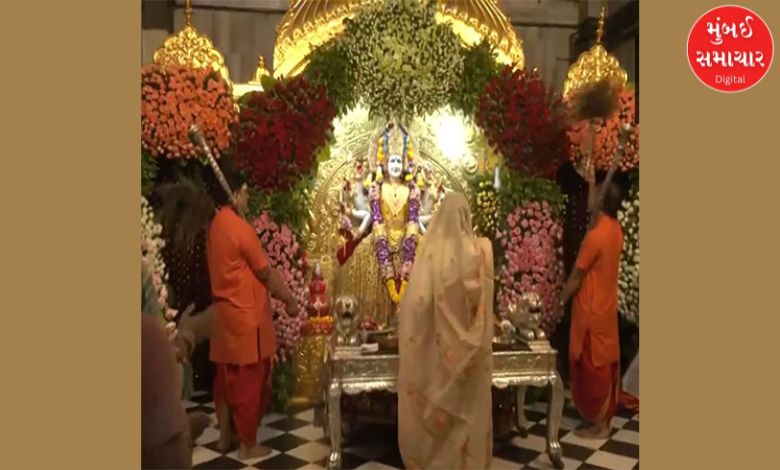 Devotees throng temples early in the morning on the first New Year in the state