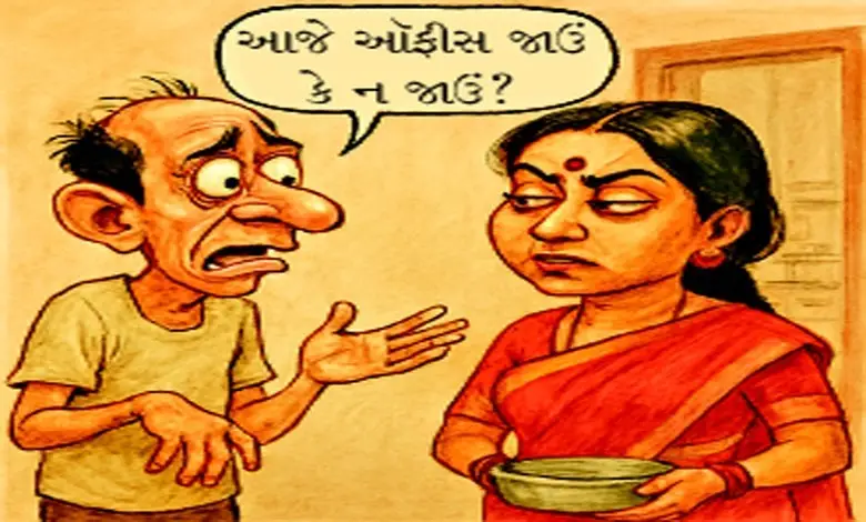 Sharad Joshi Speaking: The middle class's Mahamudi-casual holiday dilemma!