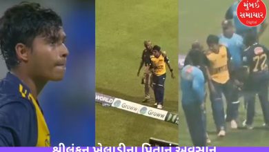 After defeating Sri Lankan spinner, coach Jayasuriya said, "Your father has passed away."