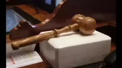 પાલઘર કોર્ટનો ફોટોગ્રાફ, જેમાં ૨૫ વર્ષ જૂના લૂંટના કેસમાં નિર્દોષ છૂટેલા બે વ્યક્તિઓના સમાચાર દર્શાવેલ છે.