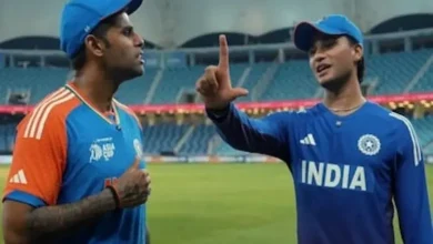 અભિષેક શર્મા કેપ્ટન સૂર્યકુમાર યાદવ સાથે