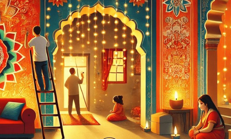 Adopt these clever 'tricks' to paint your house this Diwali, you won't feel tired and will also save time!