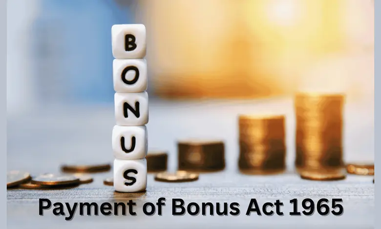 Bonus Act 1965 Rules