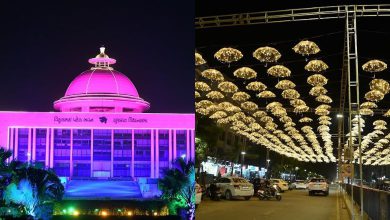 પાટનગરમાં દિવાળી પહેલા દિવાળી: વિધાનસભા, સચિવાલય અને મહાત્મા મંદિર રંગબેરંગી રોશનીથી ઝળહળ્યાં, જુઓ અદ્દભૂત નજારો!
