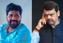 મુખ્ય પ્રધાન દેવેન્દ્ર ફડણવીસ અને પૂર્વ પ્રધાન બચ્ચુ કડુની ફાઇલ ફોટો.