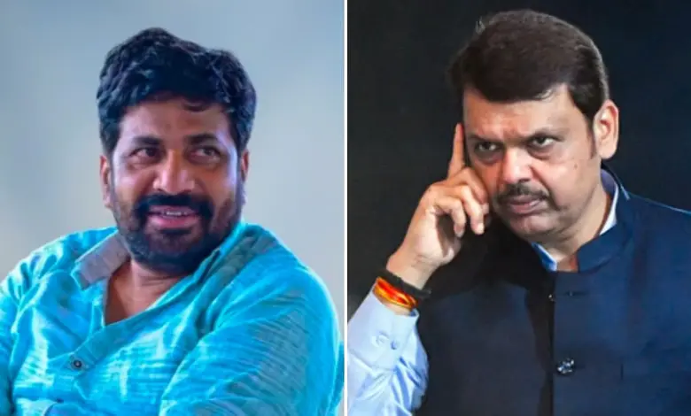 મુખ્ય પ્રધાન દેવેન્દ્ર ફડણવીસ અને પૂર્વ પ્રધાન બચ્ચુ કડુની ફાઇલ ફોટો.