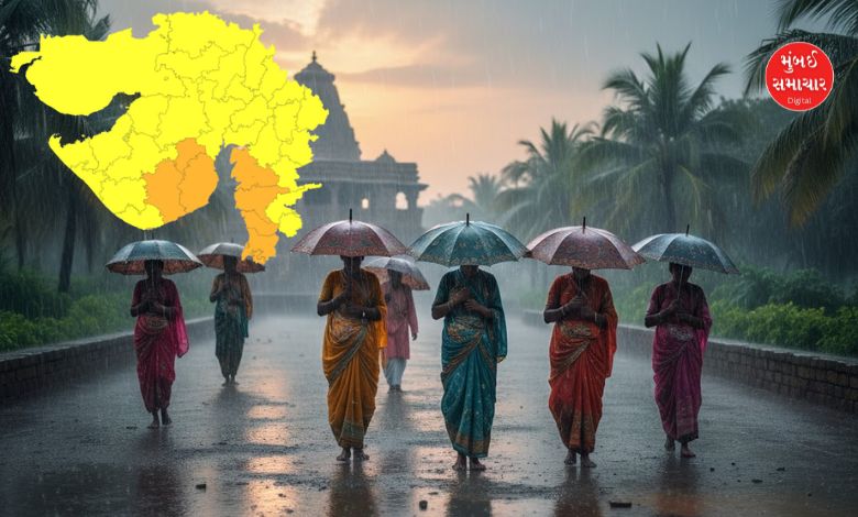 દિવાળી બાદ 'અષાઢી માહોલ'! ગુજરાતના 152 તાલુકામાં માવઠું, મહુવામાં 7.68 ઇંચ વરસાદ