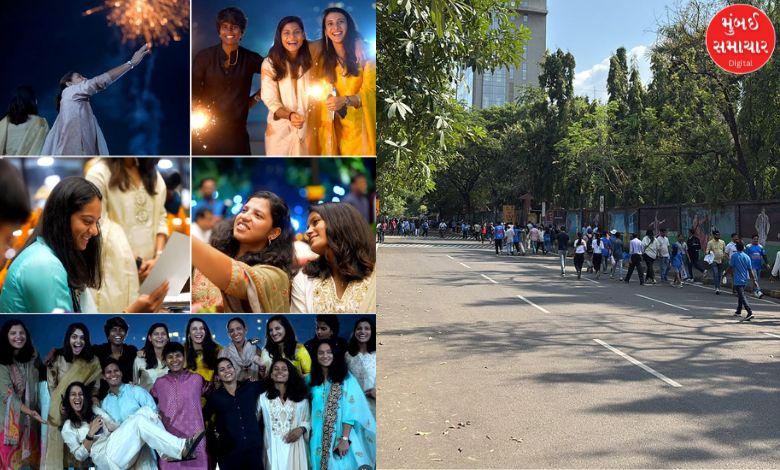 નવી મુંબઈમાં ન્યૂ ઝીલૅન્ડ મૅચ પહેલાં ભારતીય મહિલા ક્રિકેટ ટીમ દ્વારા દિવાળીની ઉજવણી