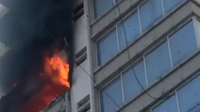 જોગેશ્ર્વરી બિઝનેસ સેન્ટરની ઇમારતમાં લાગેલી આગ, ધુમાડામાં ફસાયેલા લોકોનો ફાયર બ્રિગેડ દ્વારા બચાવ