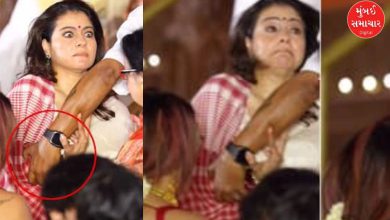 કાજોલ દુર્ગા પૂજા વાયરલ વીડિયો