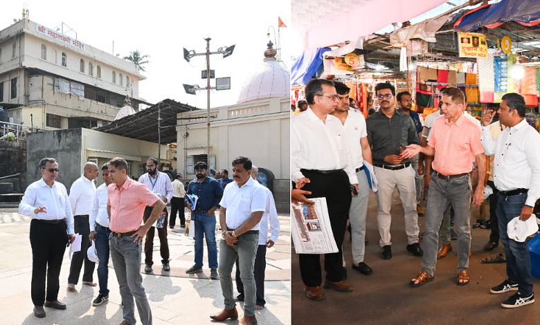 Mahalaxmi Temple Beautification Resumes in Mumbai