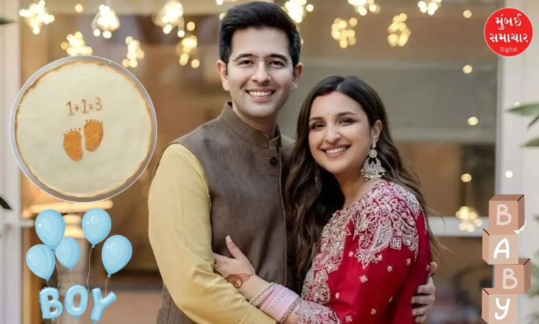 A cradle was built at Parineeti Chopra and Raghav Chadha's house, the husband shared the good news