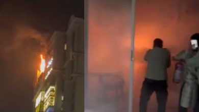 Fire breaks out on balcony of multi-storey building in Thane due to firecrackers