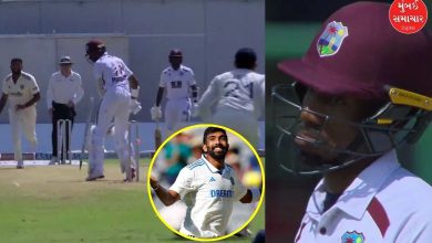 IND vs WI: Bumrah clean bowls the Windies batter, the stumps bounce and fall far away, watch the video