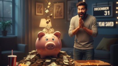 Stop eating fast food for a year and deposit that money in a piggy bank, you will be shocked to see the results...