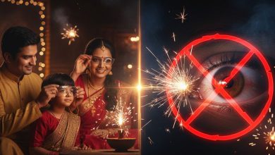 If a firecracker spark gets into your eyes, don't do this even by mistake, otherwise you will go blind.