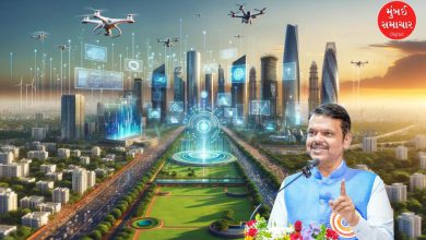 દેવેન્દ્ર ફડણવીસ ‘વિકસિત મહારાષ્ટ્ર-2047’ સલાહકાર સમિતિની બેઠકને સંબોધિત કરી રહ્યા છે