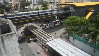 મલાડ અને અંધેરીને જોડતો પોઈસર નદી પર બની રહેલો નવો પુલ