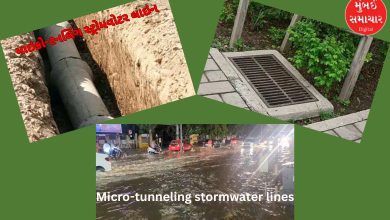 Western areas of Ahmedabad will be free from waterlogging: Micro-tunneling stormwater lines will be laid at a cost of ₹141 crore
