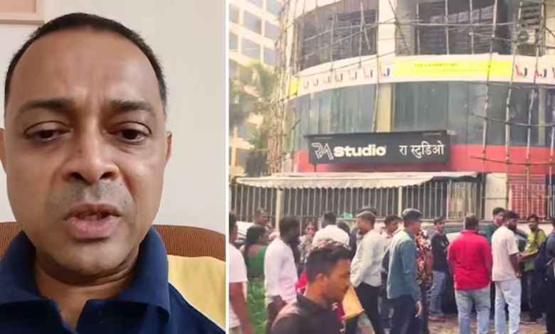 Rohit installed motion detection sensors to stop the police from entering the studio