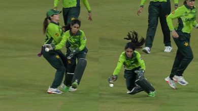 સાથી ખેલાડી ટકરાતાં પાકિસ્તાની વિકેટકીપરથી કૅચ છૂટ્યો, મીડિયામાં ચાહકોએ ટીકાનો વરસાદ વરસાવ્યો